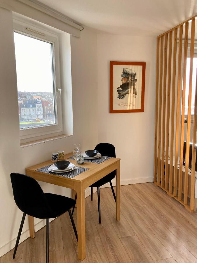 La Belle Vue Appartement 2 Personnes Vue Port Dieppe Extérieur photo