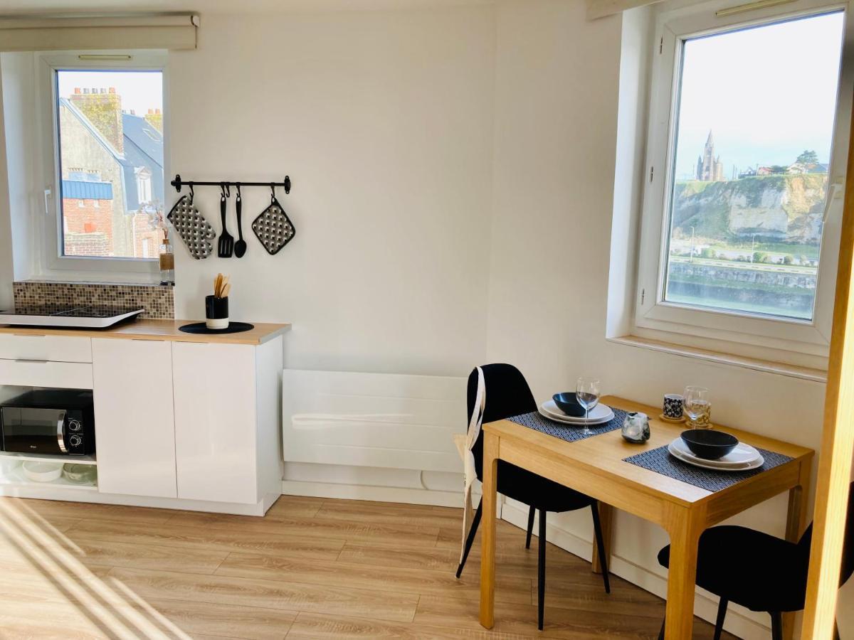 La Belle Vue Appartement 2 Personnes Vue Port Dieppe Extérieur photo